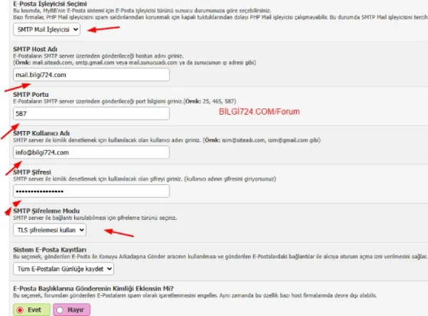 [Resim: MyBBMailGitmemeSorunuzmSMTPAyarlar_1767014699.webp]