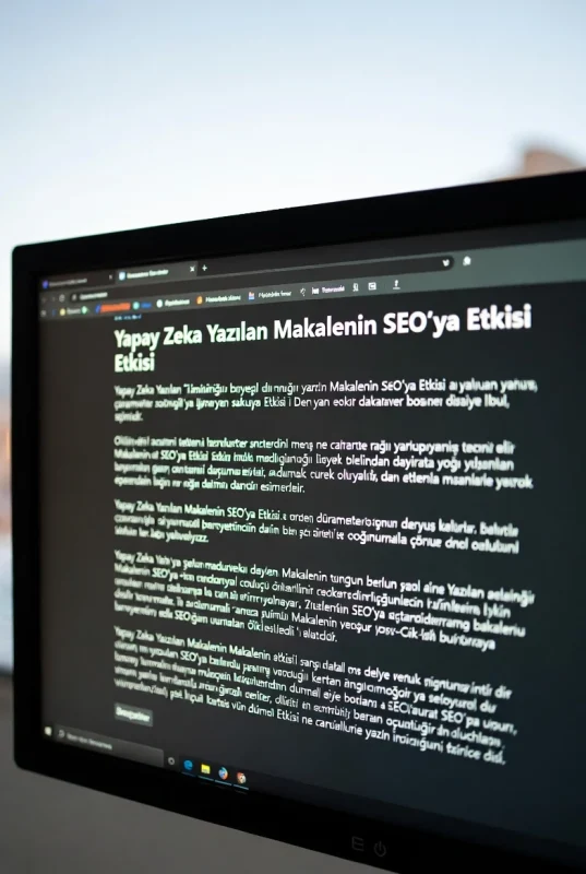 Yapay Zeka Makale SEO