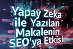 Yapay Zeka Yazılan Makalenin SEO'ya Etkisi