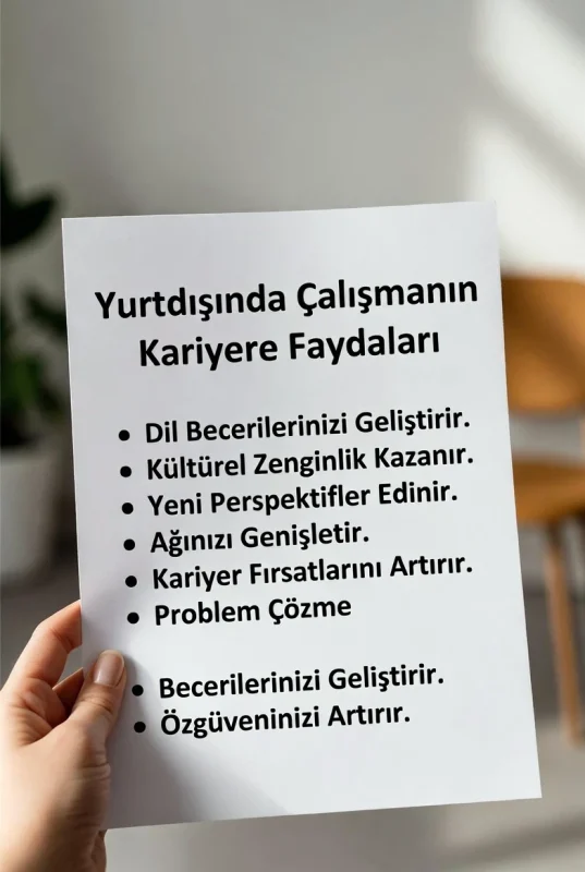 Yurtdışında Çalışmanın Kariyere Faydaları